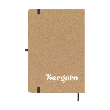 Logo trade business gift photo of: CorkNote A5 Paper notebook