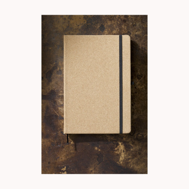 Logo trade promotional giveaways image of: CorkNote A5 Paper notebook