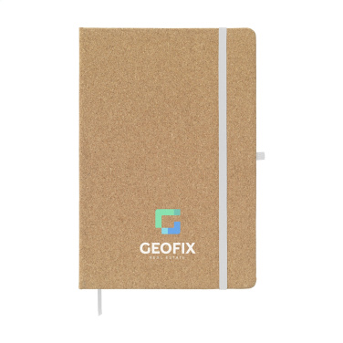 Logo trade promotional giveaways picture of: CorkNote A5 Paper notebook