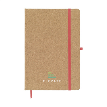 Logo trade advertising products image of: CorkNote A5 Paper notebook