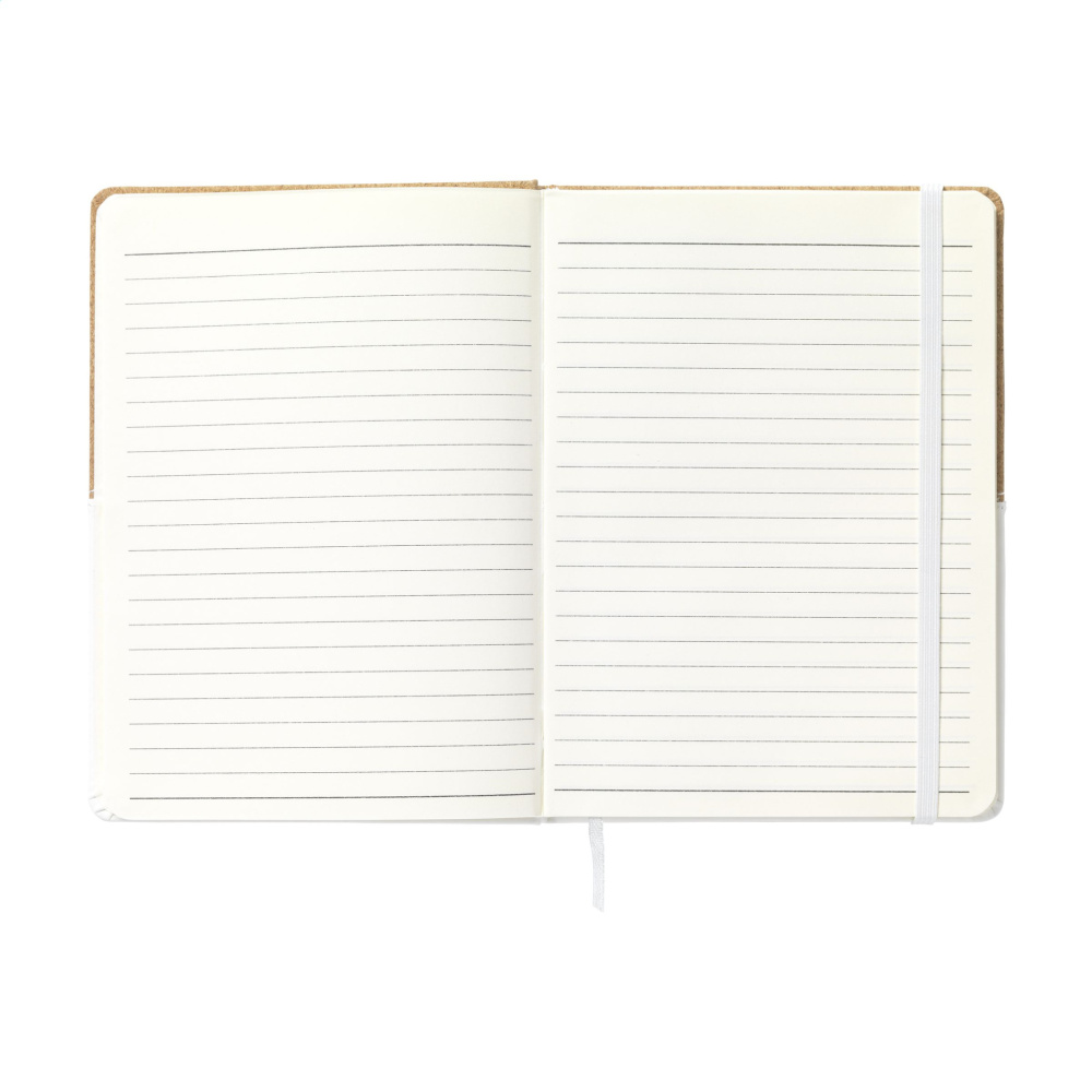 Logotrade promotional item image of: Journal Cork Paper Notebook