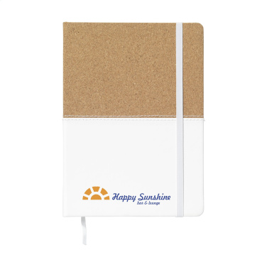 Logo trade promotional item photo of: Journal Cork Paper Notebook