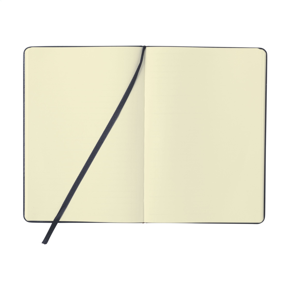 Logotrade promotional item picture of: BudgetNote A5 Blanc Paper notebook