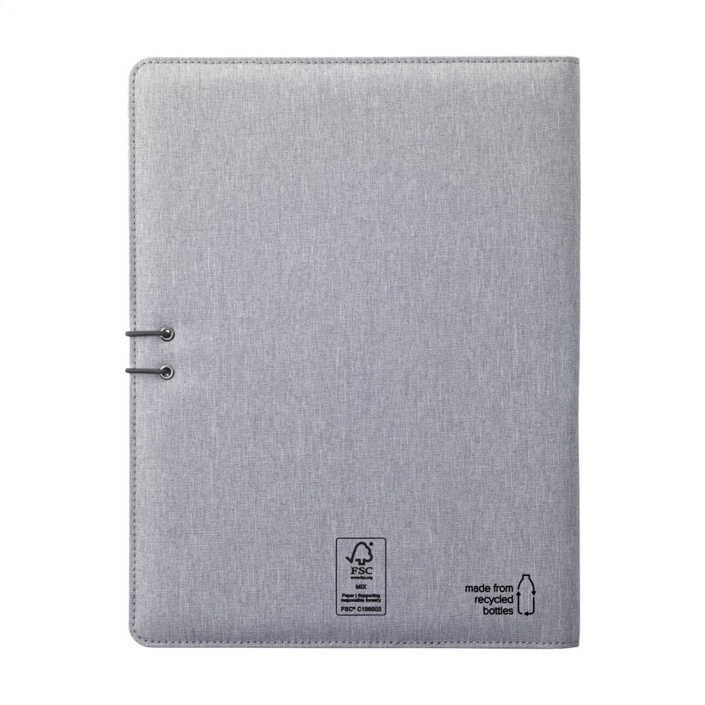 Logo trade promotional products picture of: Quest Portfolio RCS RPET A4  document folder