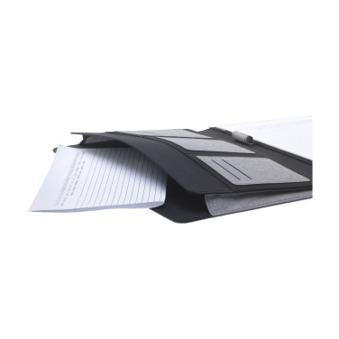 Logo trade corporate gifts image of: Quest Portfolio RCS RPET A4  document folder