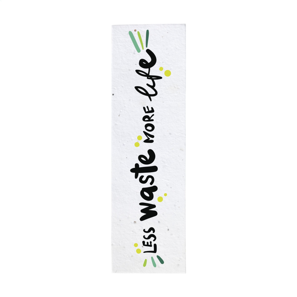 Logotrade promotional giveaway image of: Seed Paper Bookmark