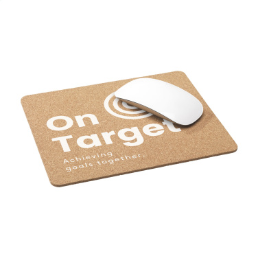 Logo trade corporate gift photo of: Lisbao Cork Mousepad