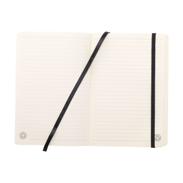 Logotrade promotional giveaway picture of: Monti Recycled Leather - Paper Notebook A5