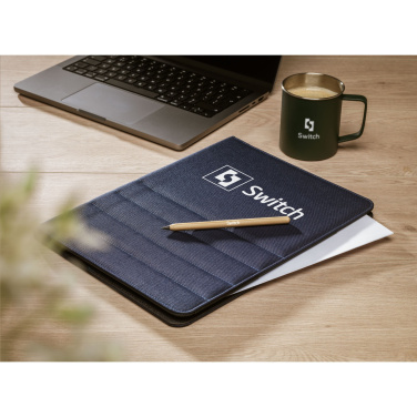 Logotrade promotional giveaway image of: Quincy Portfolio RPET A4 document folder