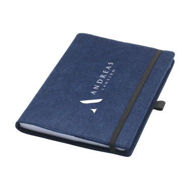 Logo trade promotional gifts picture of: Felty GRS RPET Paper Notebook A5