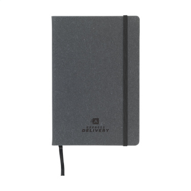 Logo trade promotional gift photo of: Montana Recycled Leather Paper Notebook A5