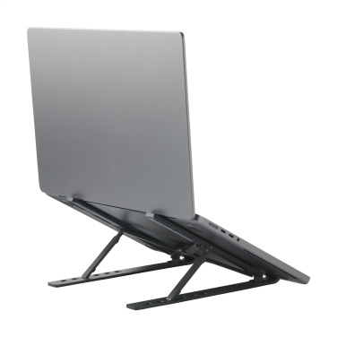 Logo trade business gifts image of: Standby GRS Recycled Alu Laptop Stand