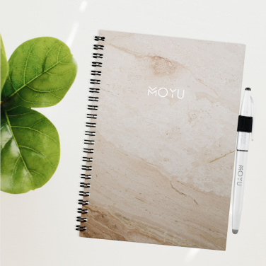 Logotrade business gift image of: MOYU Erasable Stone Paper Notebook Custom SoftCover