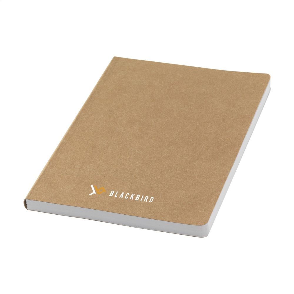 Logo trade promotional product photo of: Paper Notebook GRS Washable Kraft Cover A5