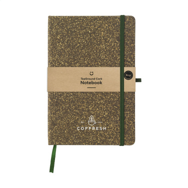 Logo trade corporate gift photo of: TeaGround Cork Paper Notebook A5