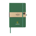 Recycled GRS PU Paper Notebook A5, green