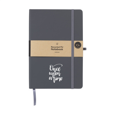 Logotrade advertising products photo of: Recycled GRS PU Paper Notebook A5