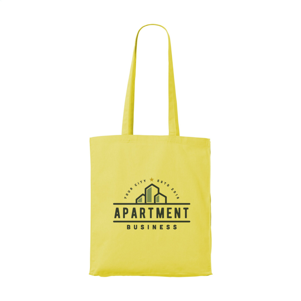 Logo trade business gifts image of: Colour Square Bag (160 g/m²) cotton bag