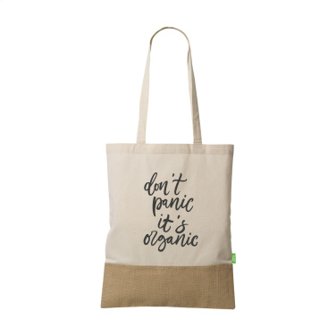 Logotrade promotional item image of: Combi Organic Shopper (160 g/m²) bag