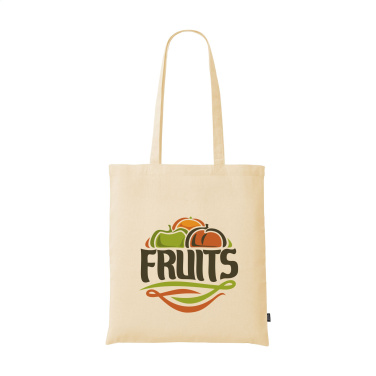 Logotrade promotional gift picture of: GRS Recycled Cotton Shopper (180 g/m²) bag