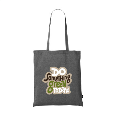 Logo trade corporate gift photo of: GRS Recycled Cotton Shopper (180 g/m²) bag