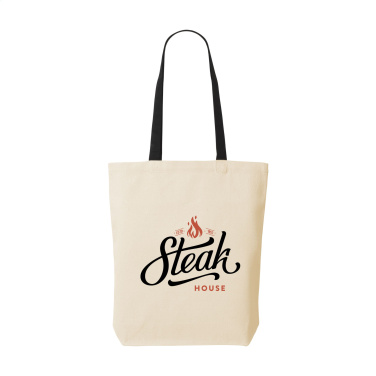 Logo trade corporate gifts picture of: Canvas Shoppy Colour (220 g/m²) bag