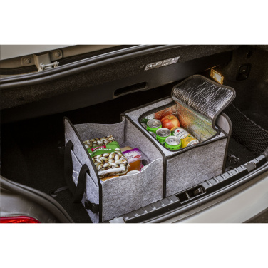 Logotrade promotional merchandise picture of: Trunk GRS RPET Felt Organiser Cooler bag