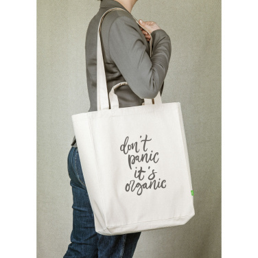 Logotrade promotional item image of: Organic Cotton Canvas Tote Bag (280 g/m²)