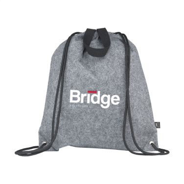 Logotrade promotional product picture of: GRS RPET Felt PromoBag Plus backpack