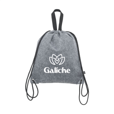 Logo trade advertising product photo of: GRS RPET Felt PromoBag Plus backpack