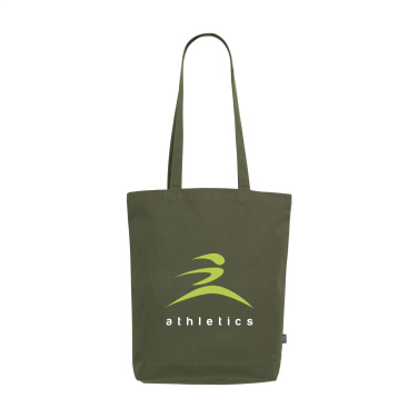 Logo trade promotional giveaway photo of: GRS Recycled Canvas Bag Colour (260 g/m²)