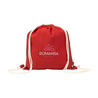 Logo trade promotional product photo of: PromoColour GRS Recycled Cotton Backpack (150 g/m²)