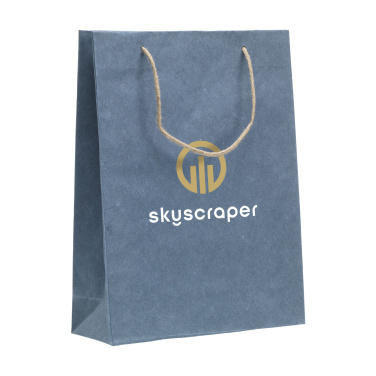 Logotrade corporate gift picture of: Leaf It Bag recycled with jeans fibres (180 g/m²) L