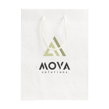 Logo trade business gift photo of: Leaf It Bag recycled with straw fibres (180 g/m²) M