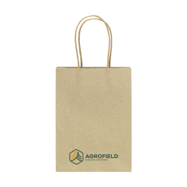 Logotrade corporate gift image of: Leaf It Bag recycled grass paper (120 g/m²) S