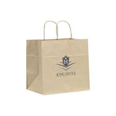 Logotrade advertising product image of: Leaf It Bag recycled grass paper (90 g/m²) L