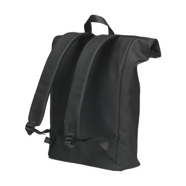 Logo trade promotional item photo of: Lennon Roll-Top Recycled Backpack