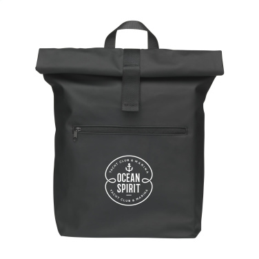 Logo trade promotional item photo of: Lennon Roll-Top Recycled Backpack