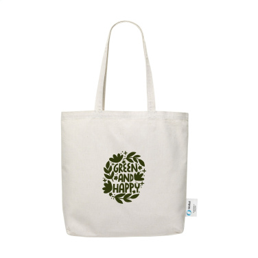 Logo trade promotional merchandise image of: Wolkat Rabat Recycled Textile Shopper