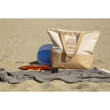 Logotrade corporate gift image of: Cancun Beachbag Organic Cotton (320 g/m²)