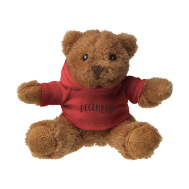 Logotrade business gift image of: HoodedBear bear cuddle toy