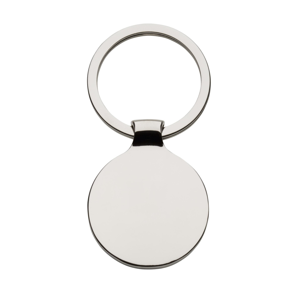 Logo trade promotional merchandise picture of: KeyTag Circle keyring