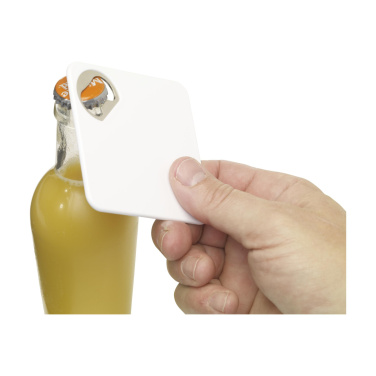 Logo trade business gifts image of: Coaster Opener