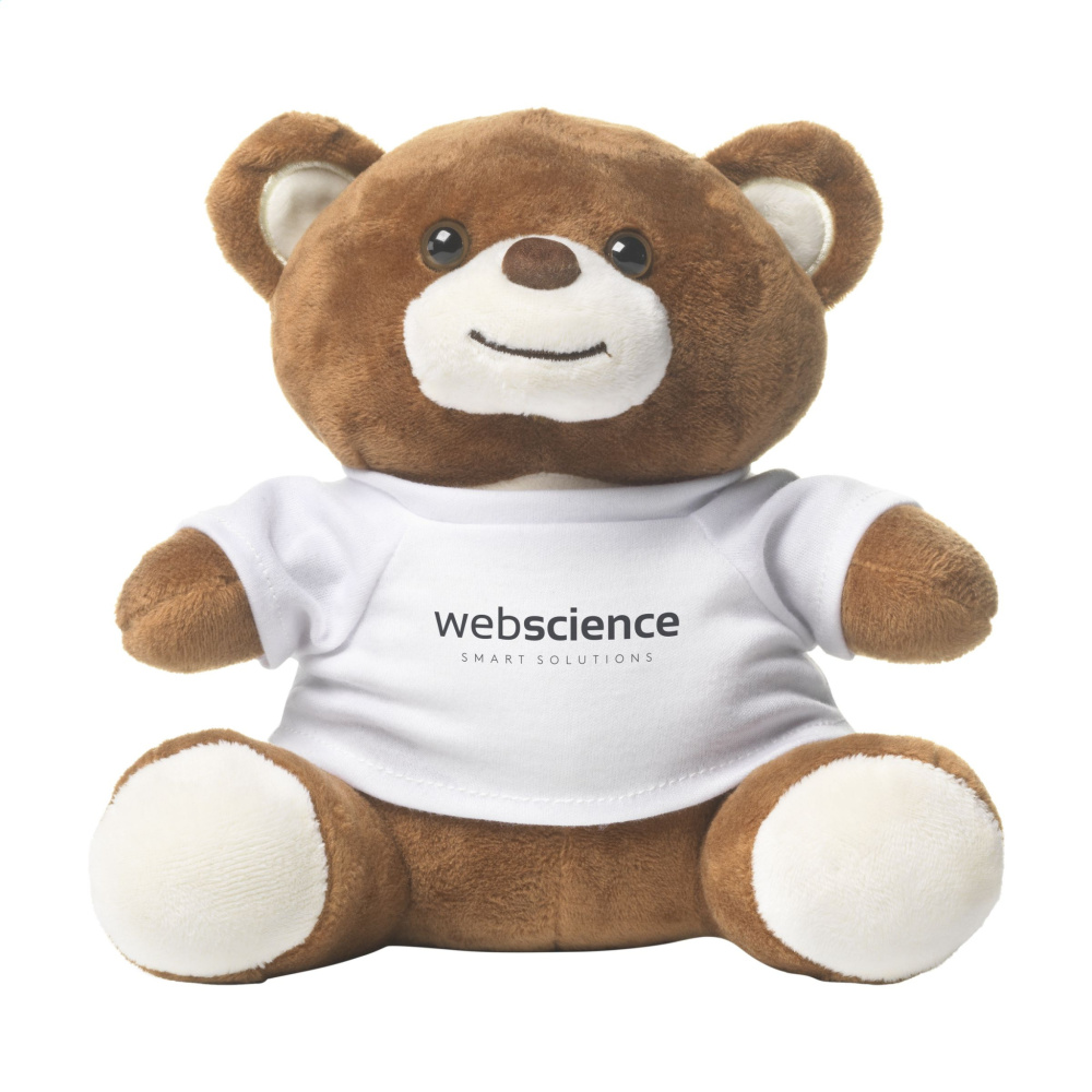 Logo trade promotional merchandise image of: Billy Bear Normal Size cuddle toy