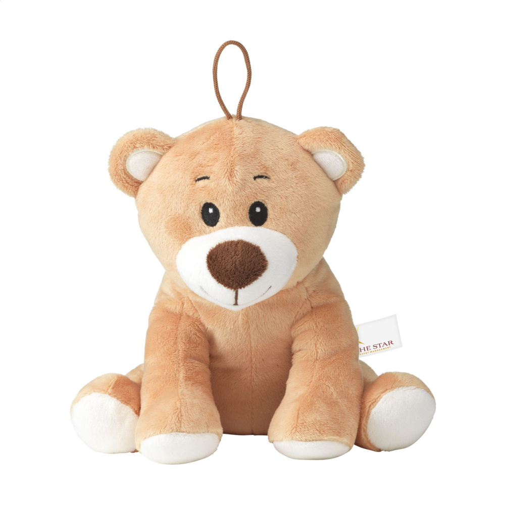 Logo trade promotional item photo of: Thom plush bear cuddle toy