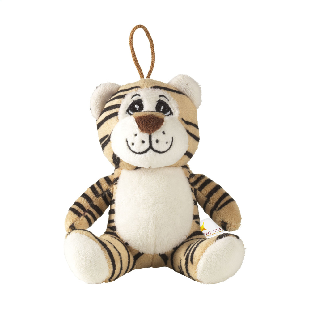 Logo trade business gift photo of: Animal Friend Tiger cuddle toy