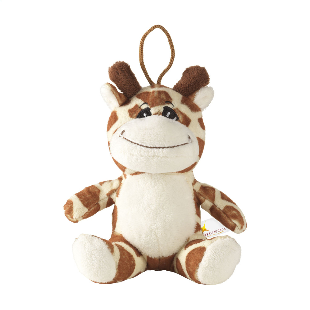 Logotrade promotional merchandise photo of: Animal Friend Giraffe cuddle toy