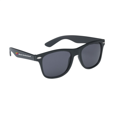 Logotrade promotional giveaway image of: Malibu Matt Black sunglasses