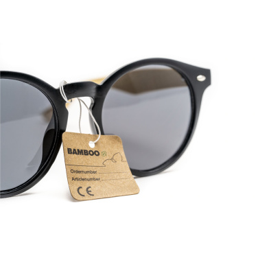 Logo trade promotional merchandise photo of: Laguna Bamboo sunglasses