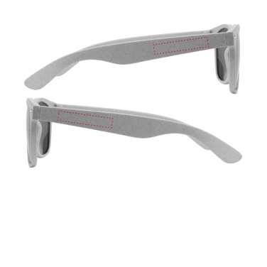 Logo trade promotional giveaways picture of: Malibu Eco Wheatstraw sunglasses